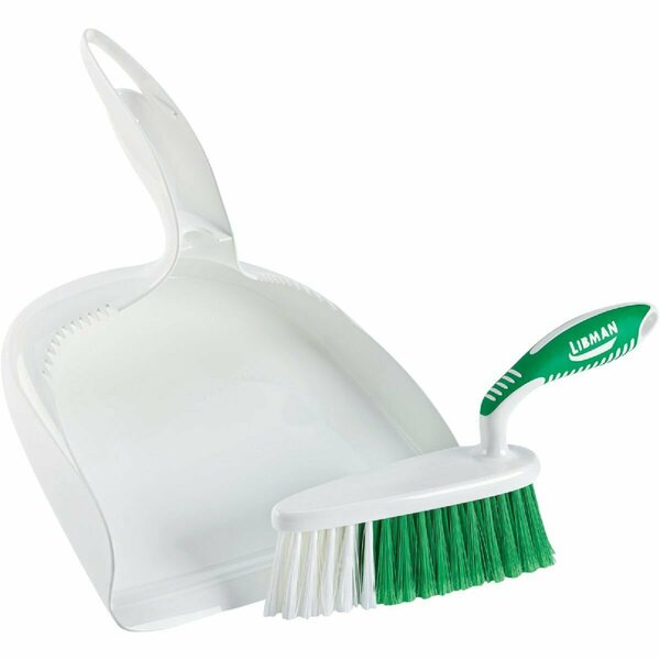 Libman White Plastic Dust Pan & Brush Set 95